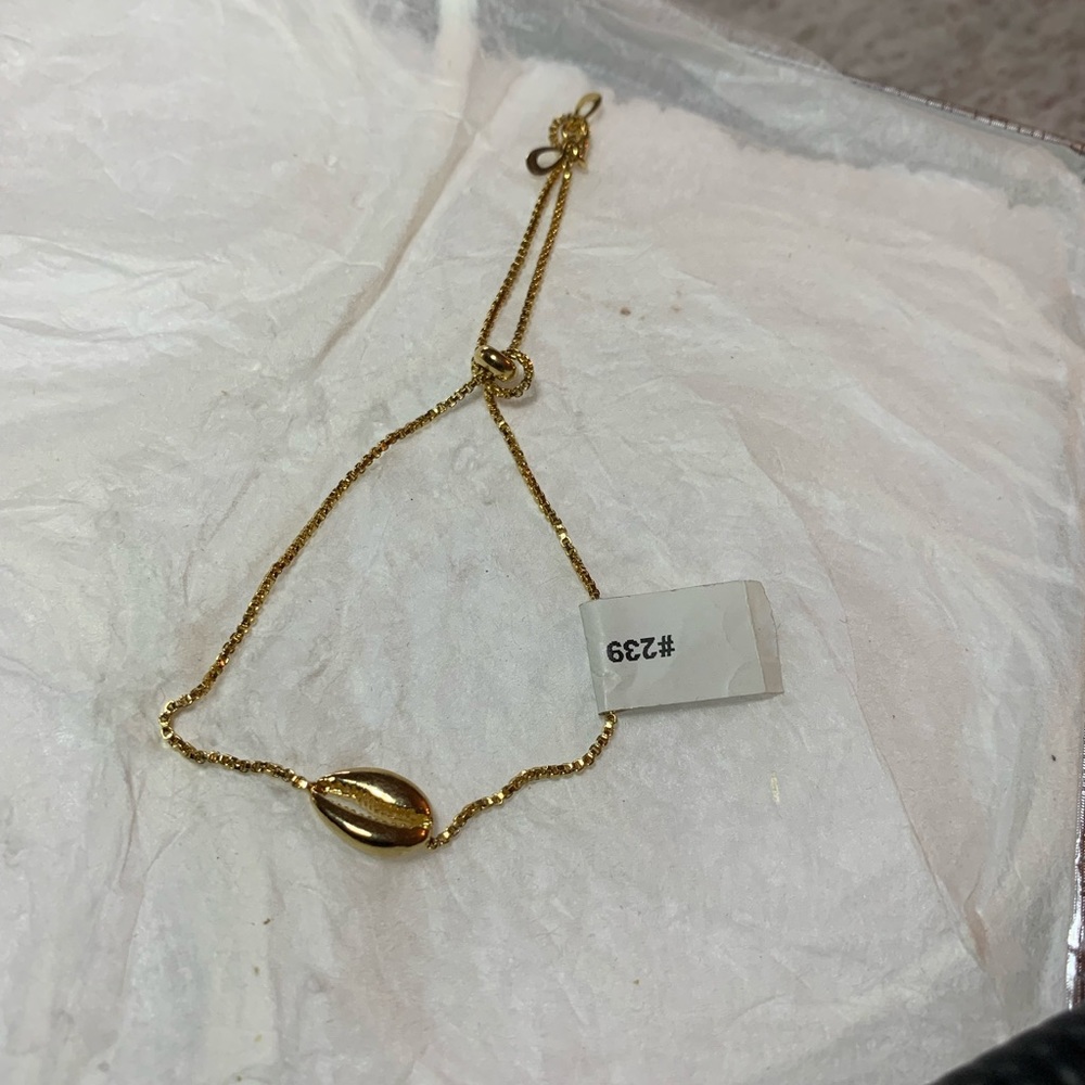 Gold field bracelet adjustable